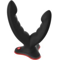 FUN FACTORY - RYDE DOUBLE DILDO & MASSAGER BLACK