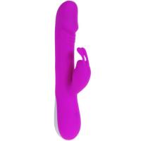 PRETTY LOVE - FLIRTATION ROBERT VIBRATOR WITH CLITORIS STIMULATOR