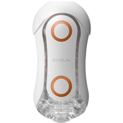 Tenga - Masturbateur Flip Orb Strong Crash Blanc Et Orange 1