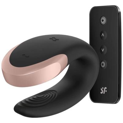 Satisfyer - Vibrateur Double Love Luxury Partner Noir 1