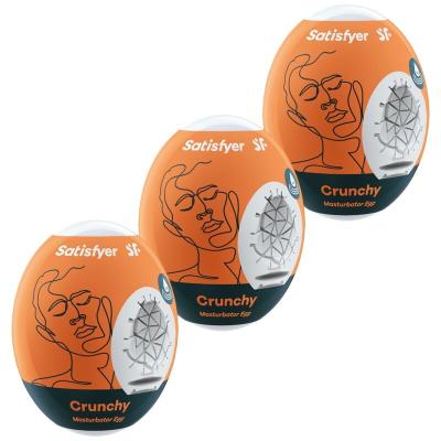 Satisfyer - 3 Oeufs Masturbateurs Crunchy 1