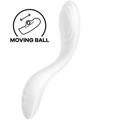 Satisfyer - Vibrateur Spot G Rrrolling Pleasure Blanc 1