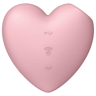 Satisfyer - Stimulateur Et Vibrateur Cutie Heart Air Pulse Rose 2