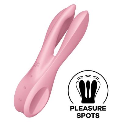 Satisfyer - Vibrateur Threesome 1 Rose 1