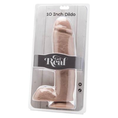 Get Real - Gode 25,5 Cm Avec Billes En Peau 2