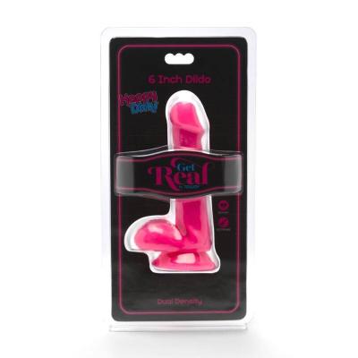 Get Real - Gode Happy Dicks 12 Cm Balles Rose 2