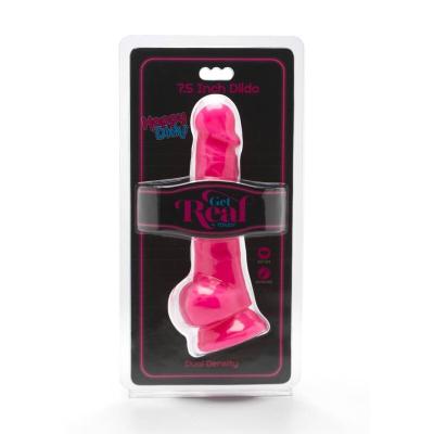 Get Real - Happy Dicks 19 Cm Avec Balles Rose 2