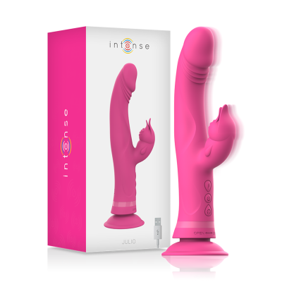 Intense - Vibrateur Julio Rabbit Silicone Rose 2