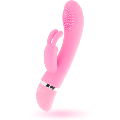 Intense - Vibrateur Oscillant Susy Silicone Lapin Rose 2