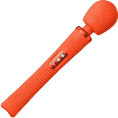 Fun Factory - Vim Silicone Rechargeable Vibrant Lesté Rumble Wand Sunrise Orange 1