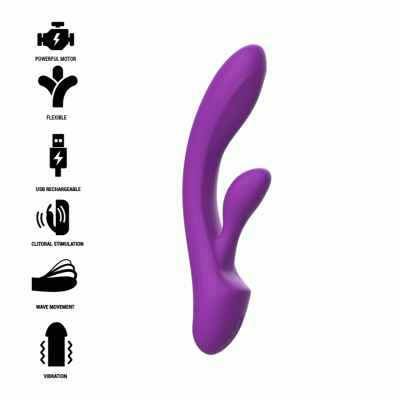 Intense - Luigi Rabbit Vibrateur Liquide Silicone Violet 1