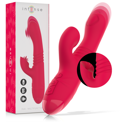 Intense - Vibrateur Up &Amp; Down Rechargeable Multifonction Dua Avec Langue Rouge 2