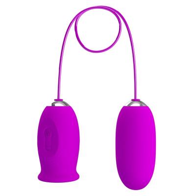 Pretty Love - Vibrateur Rechargeable Daisy Dual Egg Violet 1