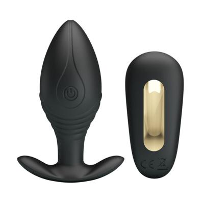 Pretty Love - Vibrateur Rechargeable Regina Anal Plug Noir 1