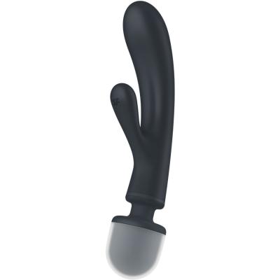 Satisfyer - Masseur Vibrateur Lapin Triple Lover Gris 1