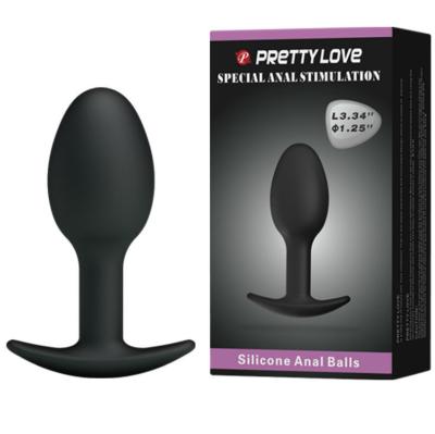 Pretty Love - Plug Anal En Silicone 6.5 Cm Noir 1