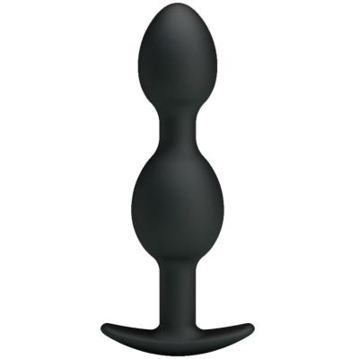 Pretty Love - Balles Anal En Silicone 12.5 Cm Noires 1