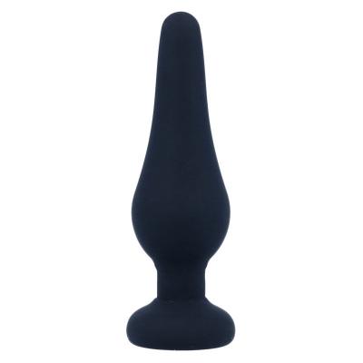 Intense - Plug Anal Pipo S Silicone Noir 9,8 Cm 2