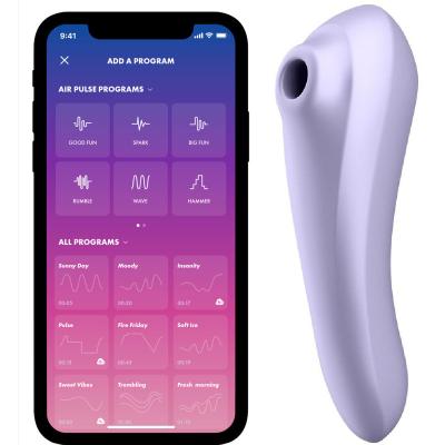 Satisfyer - Vibrateur Dual Pleasure Air Pulse Mauve 1