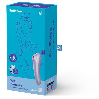 Satisfyer - Vibrateur Dual Pleasure Air Pulse Mauve 2